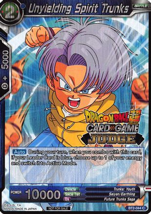 Unyielding Spirit Trunks (BT2-044) - Judge Promotion Cards