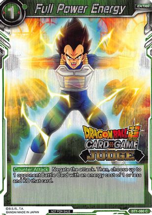 Full Power Energy (BT1-080) - Judge Promotion Cards