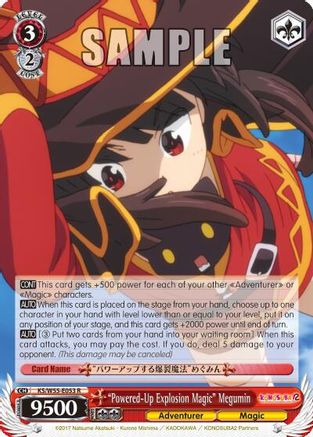 "Powered-Up Explosion Magic" Megumin (KS/W55-E053 R) - KonoSuba 2