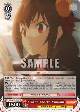 "Taken Aback" Yunyun (KS/W55-E057 U) - KonoSuba 2