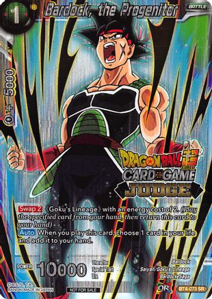 Bardock, the Progenitor (BT4-073) - Judge Promotion Cards