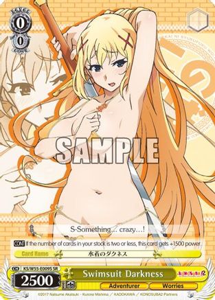 Swimsuit Darkness (SR) (KS/W55-E009S SR) - KonoSuba 2