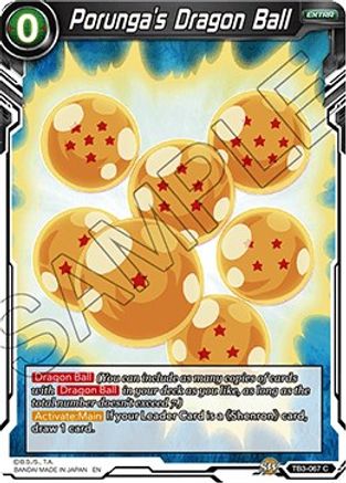 Porunga's Dragon Ball (TB3-067) - Clash of Fates Foil