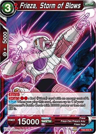 Frieza, Storm of Blows (TB3-003) - Clash of Fates