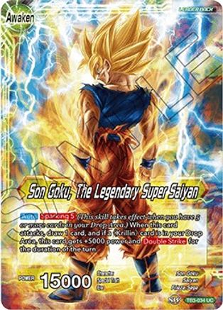 Son Goku // Son Goku, The Legendary Super Saiyan (TB3-034) - Clash of Fates Foil