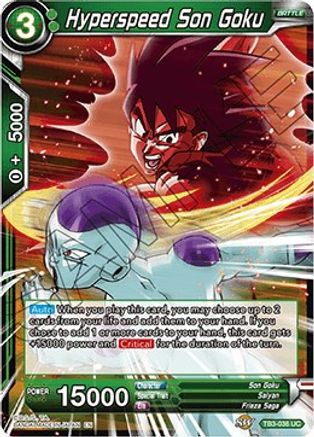 Hyperspeed Son Goku (TB3-036) - Clash of Fates