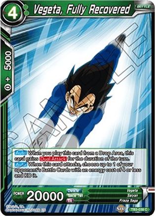 Vegeta, Fully Recovered (TB3-039) - Clash of Fates