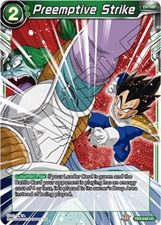 Preemptive Strike (TB3-048) - Clash of Fates Foil