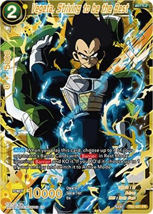 Vegeta, Striving to be the Best (TB3-051) - Clash of Fates