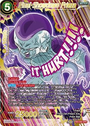 Final Showdown Frieza (SPR) (TB3-002_SPR) - Clash of Fates