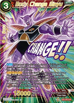 Body Change Ginyu (SPR) (TB3-006_SPR) - Clash of Fates