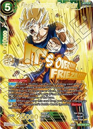 Final Showdown Son Goku (SPR) (TB3-035_SPR) - Clash of Fates
