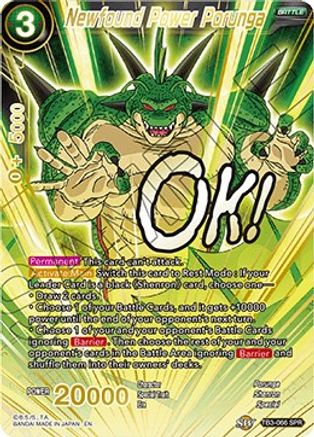 Newfound Power Porunga (SPR) (TB3-066_SPR) - Clash of Fates