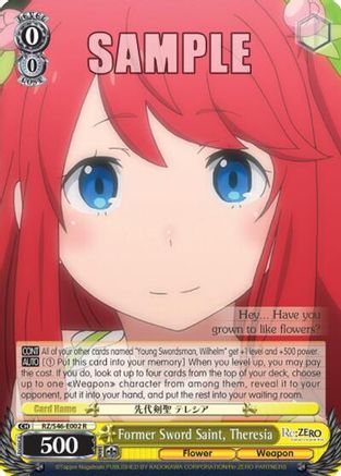 Former Sword Saint, Theresia (RZ/S46-E002 R) - Re:ZERO