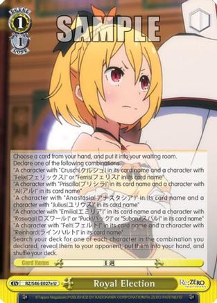 Royal Election (E) (RZ/S46-E027e U) - Re:ZERO