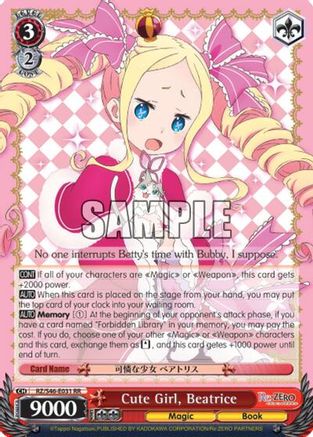 Cute Girl, Beatrice (RZ/S46-E031 RR) - Re:ZERO
