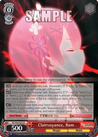 Clairvoyance, Ram (RZ/S46-E033 R) - Re:ZERO