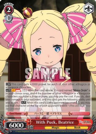 With Puck, Beatrice (RZ/S46-E043 U) - Re:ZERO