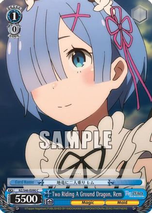 Two Riding A Ground Dragon, Rem (RZ/S46-E090 C) - Re:ZERO