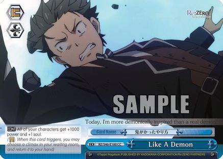 Like A Demon (RZ/S46-E100 CC) - Re:ZERO
