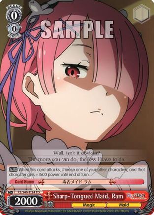 Sharp-Tongued Maid, Ram (RZ/S46-TE24 TD) - Re:ZERO