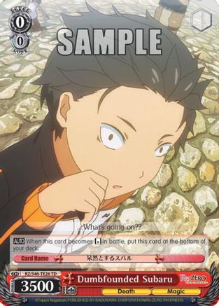 Dumbfounded Subaru (RZ/S46-TE26 TD) - Re:ZERO