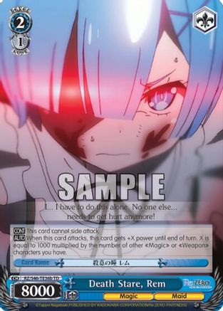 Death Stare, Rem (B) (RZ/S46-TE36b TD) - Re:ZERO