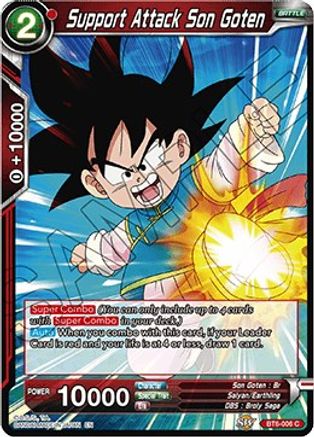 Support Attack Son Goten (BT6-006) - Destroyer Kings Foil