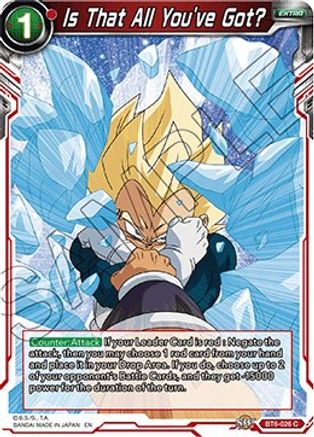 Is That All You've Got? (BT6-026) - Destroyer Kings