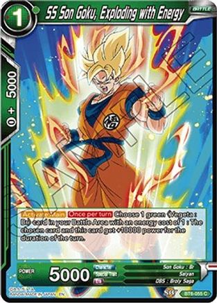 SS Son Goku, Exploding with Energy (BT6-055) - Destroyer Kings Foil