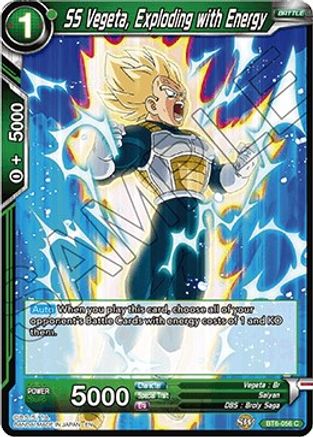 SS Vegeta, Exploding with Energy (BT6-056) - Destroyer Kings