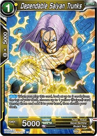Dependable Saiyan Trunks (BT6-086) - Destroyer Kings Foil