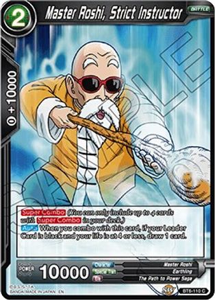Master Roshi, Strict Instructor (BT6-110) - Destroyer Kings