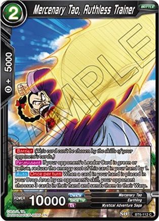 Mercenary Tao, Ruthless Trainer (BT6-112) - Destroyer Kings