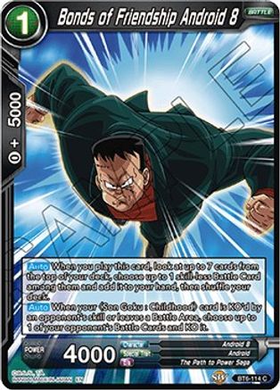 Bonds of Friendship Android 8 (BT6-114) - Destroyer Kings Foil