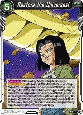 Restore the Universes! (BT6-116) - Destroyer Kings