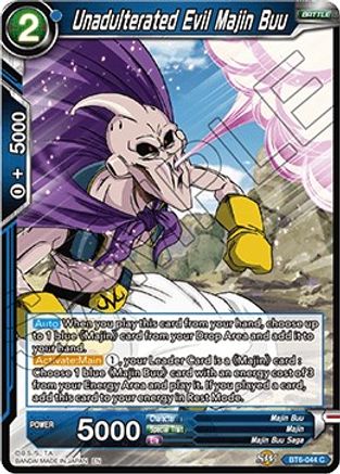 Unadulterated Evil Majin Buu (BT6-044) - Destroyer Kings