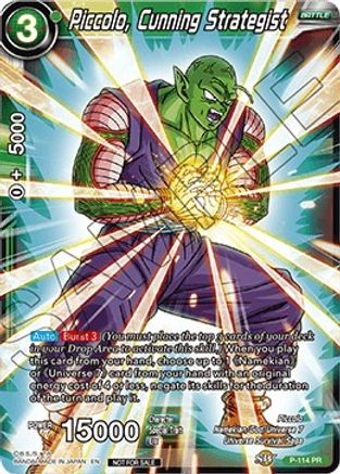 Piccolo, Cunning Strategist (Power Booster) (P-114) - Promotion Cards Foil