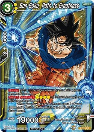 Son Goku, Path to Greatness (Power Booster) (P-115) - Promotion Cards