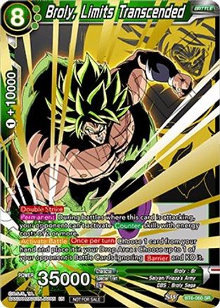 Broly, Limits Transcended (Event Pack 3 - 2019) (BT6-060_PR) - Promotion Cards