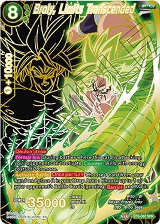 Broly, Limits Transcended (SPR) (BT6-060_SPR) - Destroyer Kings