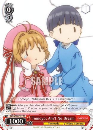 Tomoyo: Ain't No Dream (CCS/WX01-T07 TD) - Cardcaptor Sakura: Clear Card