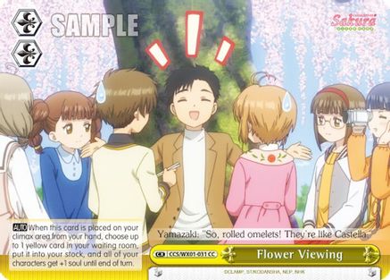 Flower Viewing (CCS/WX01-031 CC) - Cardcaptor Sakura: Clear Card