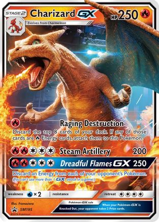 Charizard GX SM195  - Holofoil SM Promos - Promo
