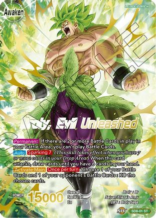 Broly // Broly, Evil Unleashed (SD8-01) - Destroyer Kings