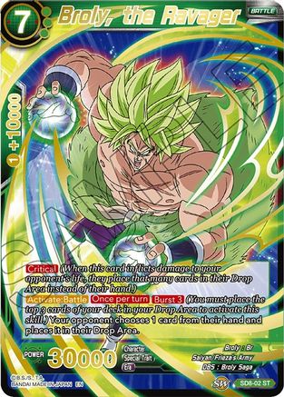 Broly, the Ravager (SD8-02) - Destroyer Kings