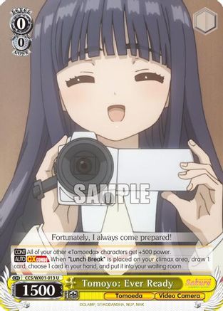 Tomoyo: Ever Ready (CCS/WX01-013 U) - Cardcaptor Sakura: Clear Card