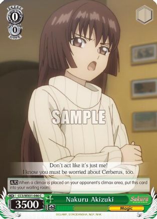 Nakuru Akizuki (CCS/WX01-046 C) - Cardcaptor Sakura: Clear Card