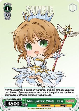 Mini Sakura: White Dress (CCS/WX01-102 PR) - Cardcaptor Sakura: Clear Card