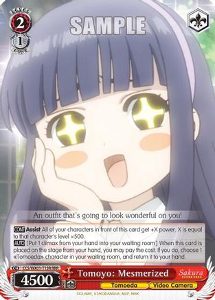 Tomoyo: Mesmerized (RRR) (CCS/WX01-T13R RRR) - Cardcaptor Sakura: Clear Card
